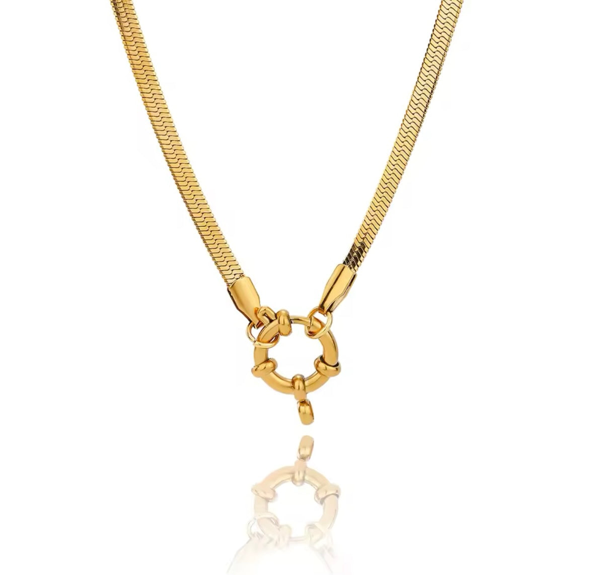 Charm bar - snake necklace 💧