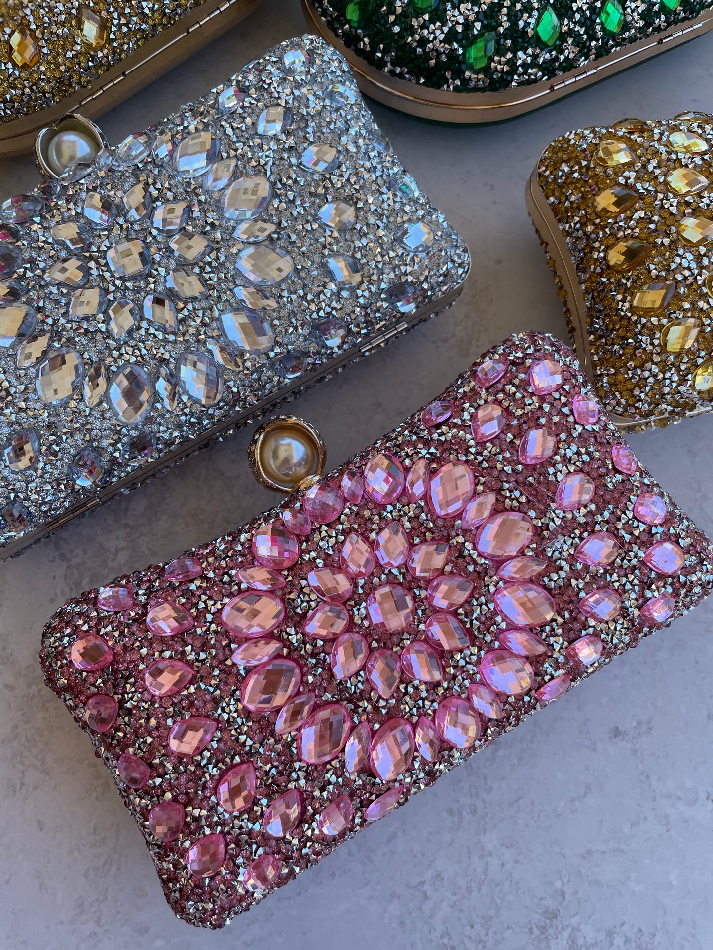 Cartera de noche rectangular