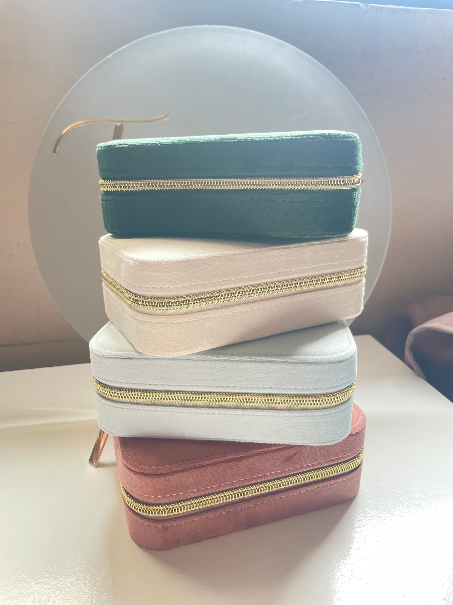 Joyero Velvet personalizado (mediano)