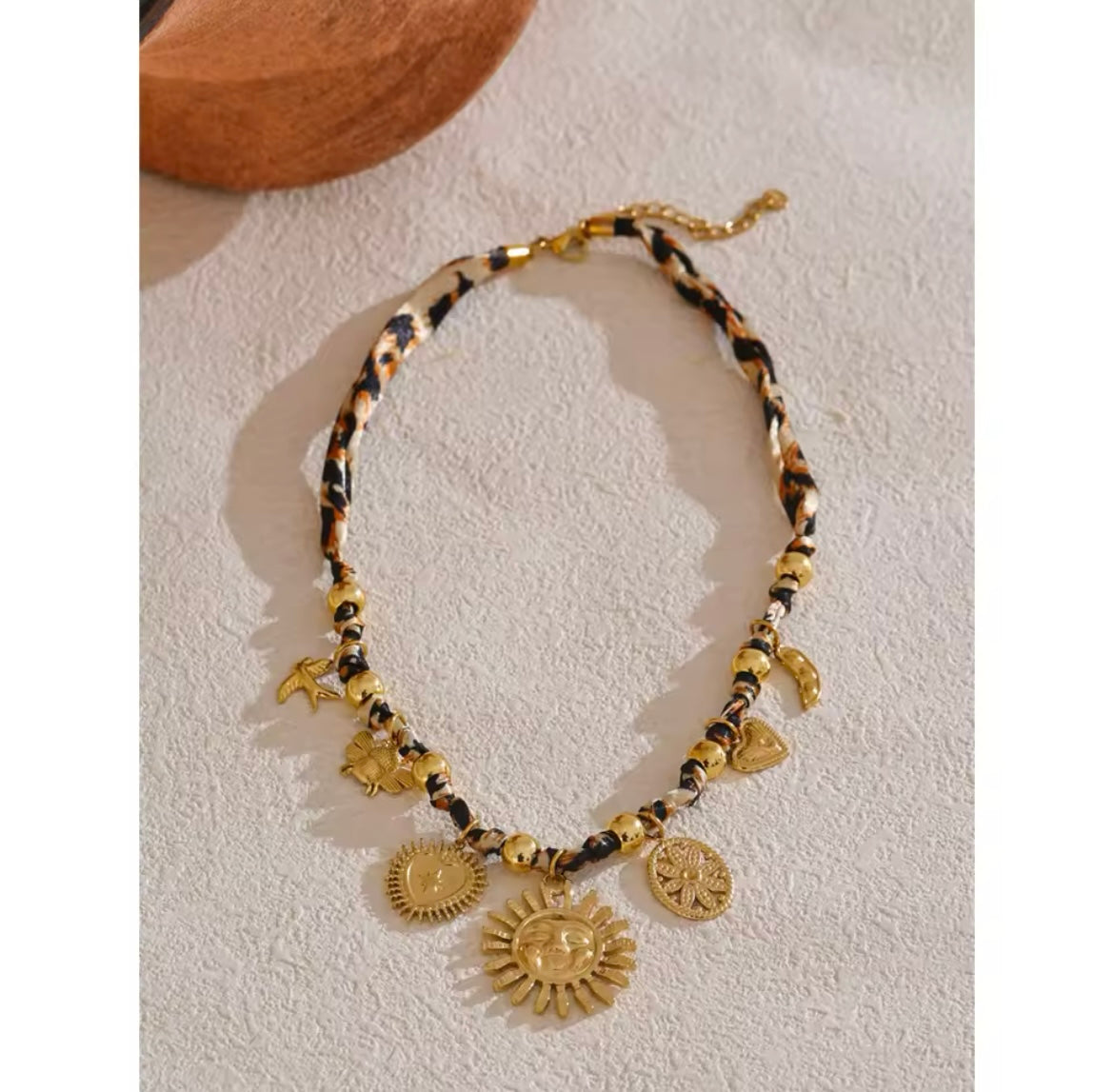 Leopard trendy necklace