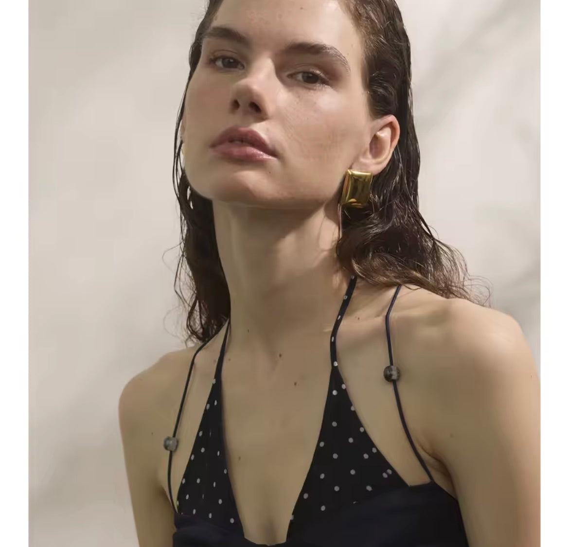 Square vintage studs