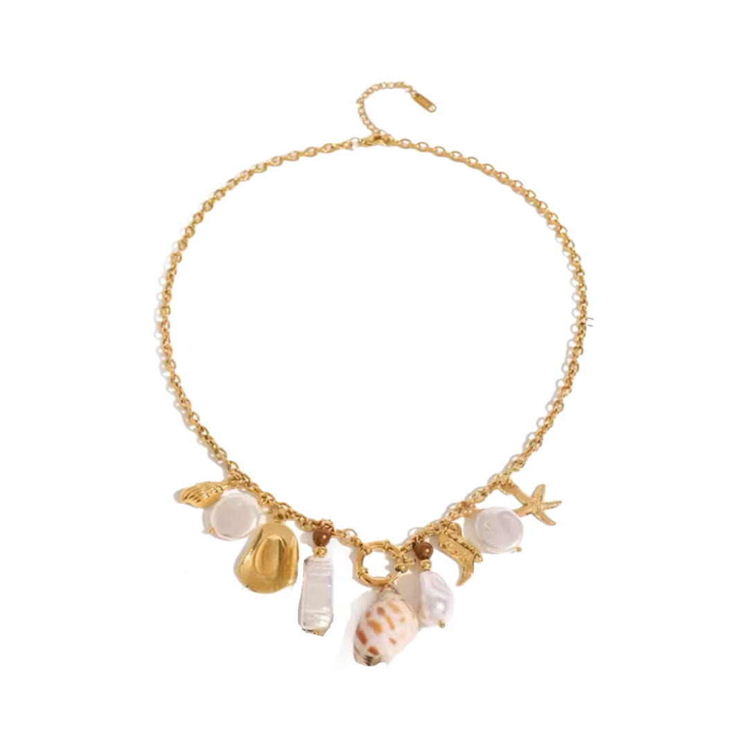 Beach shells necklace