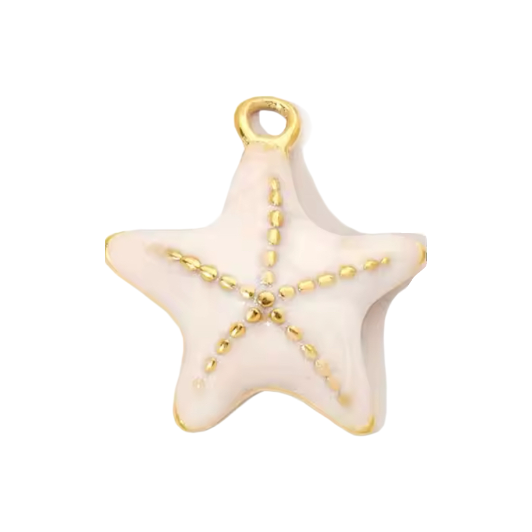 Charm bar - Sea star white💧