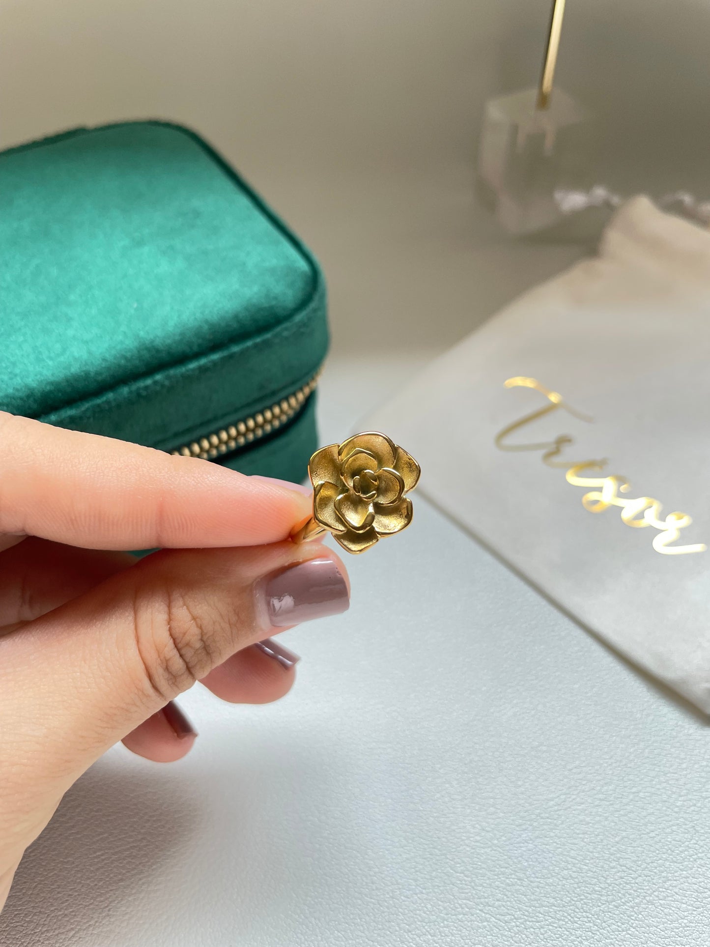 Flower ring (talla 7)