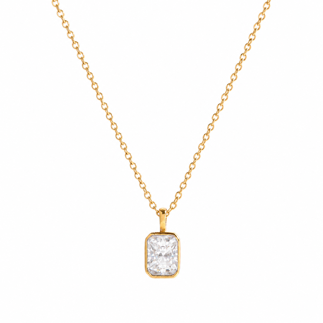 Single pendant necklace