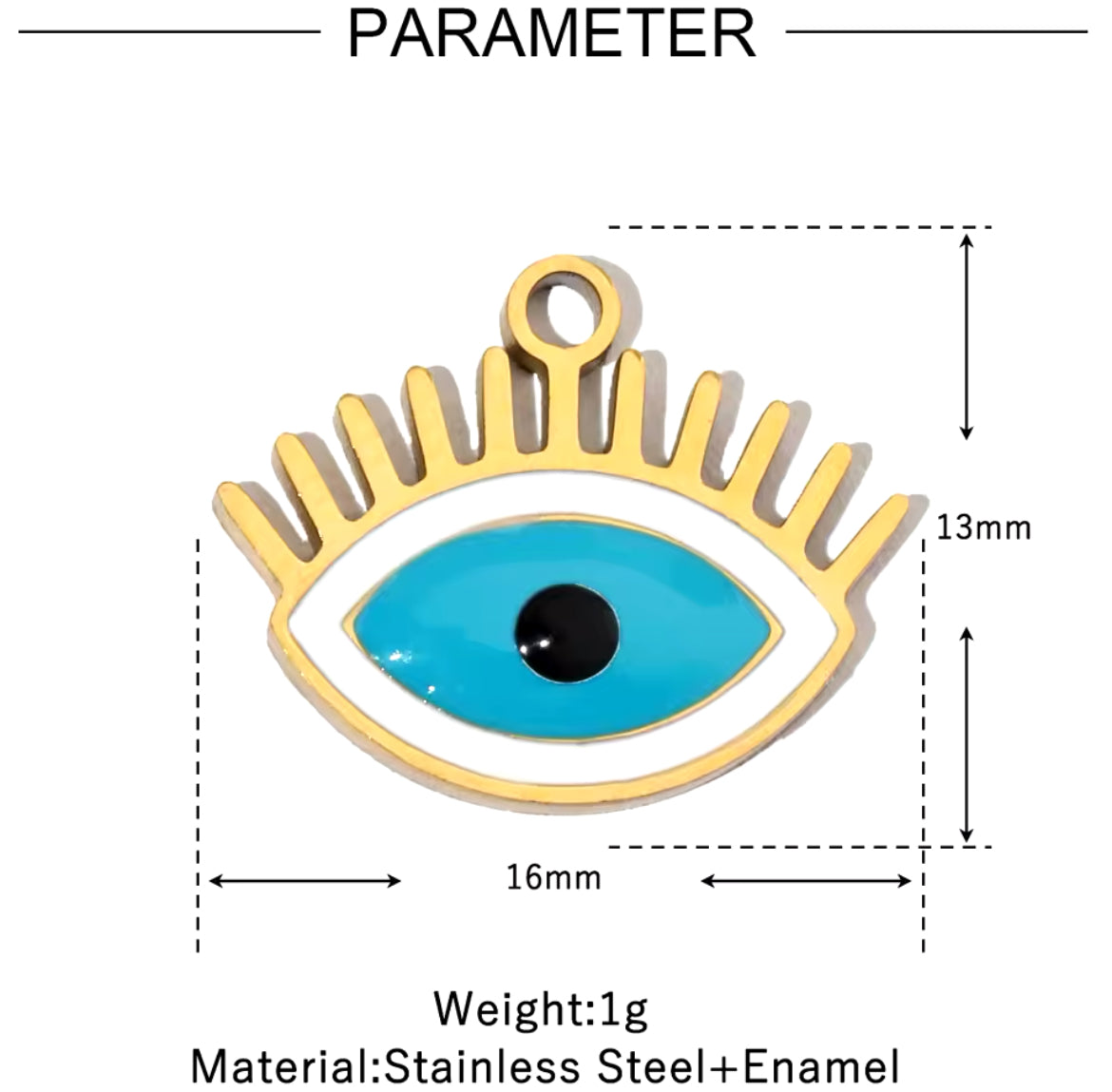 Charm Bar - Blue eye💧