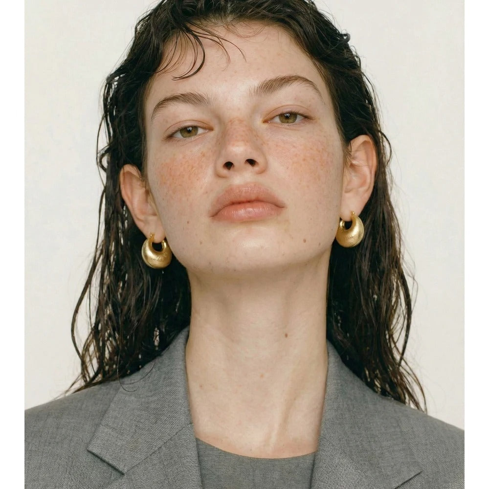Chunky brushed hoops