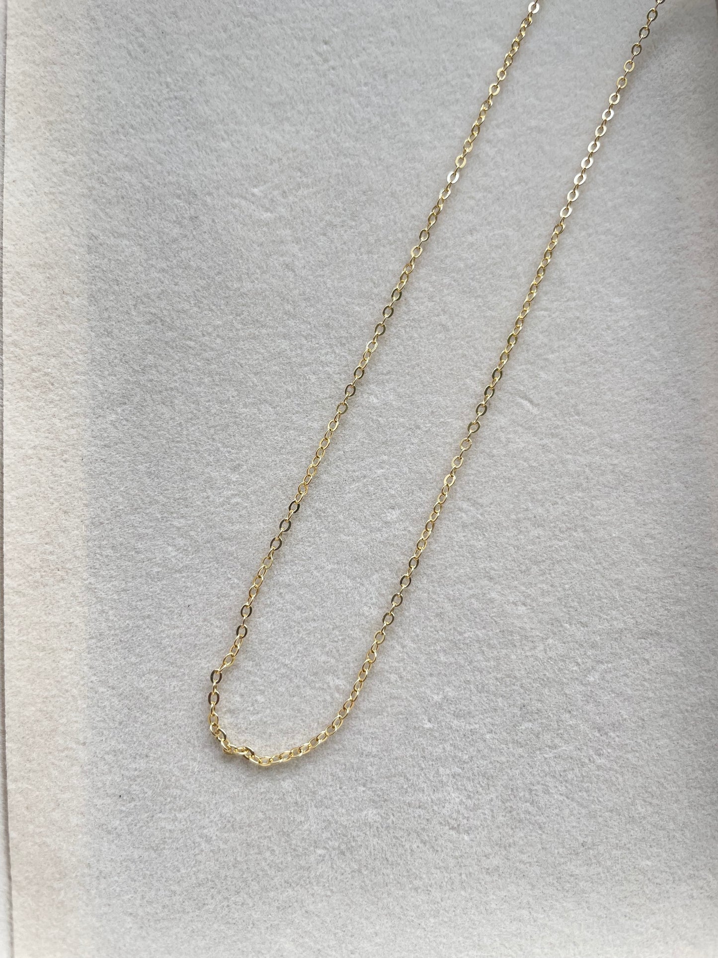 Charm bar - simple necklace (brass goldplated)