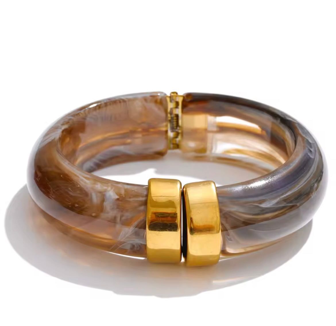 Resin clip bangle