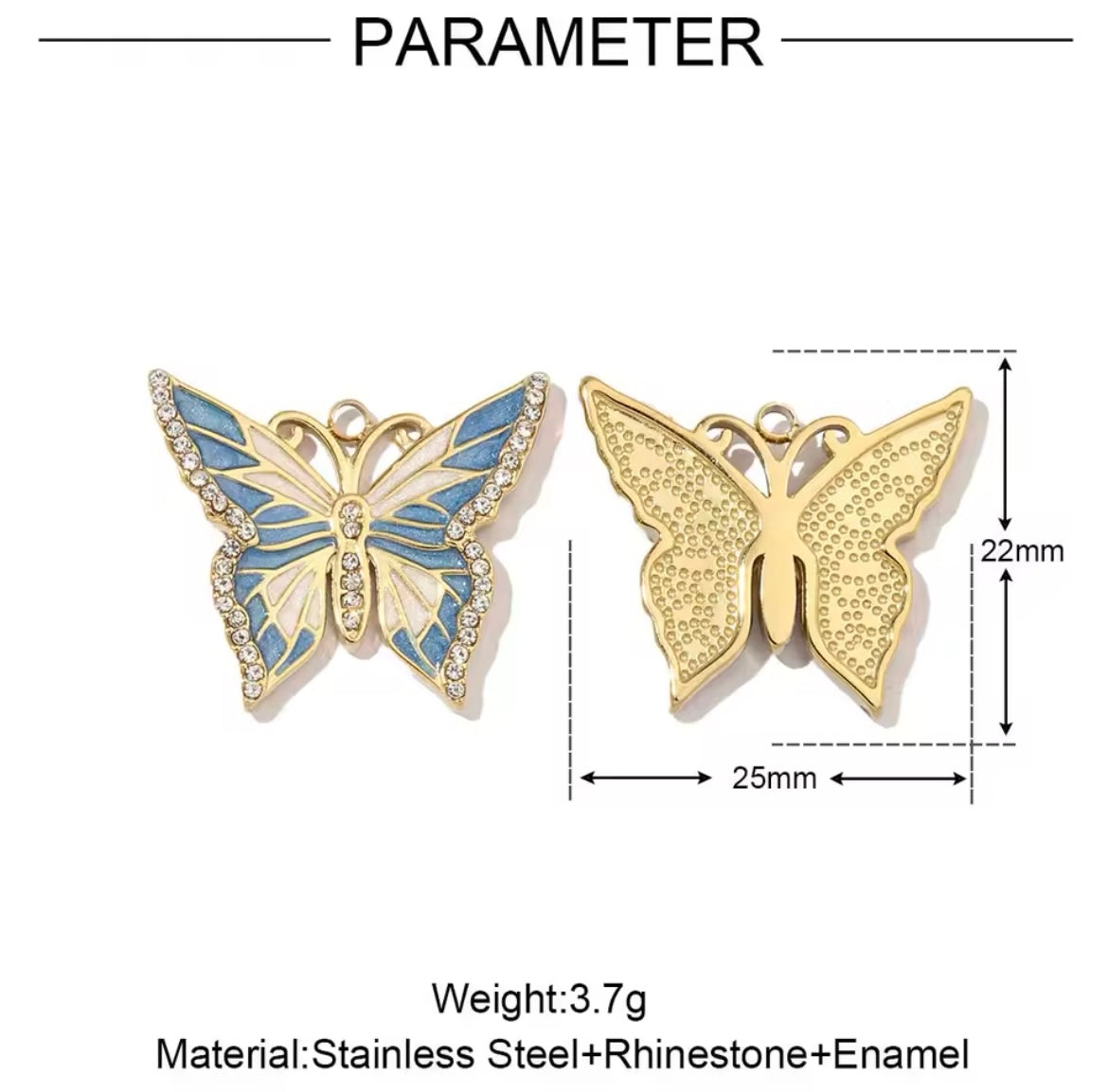 Big butterfly (blue) 💧