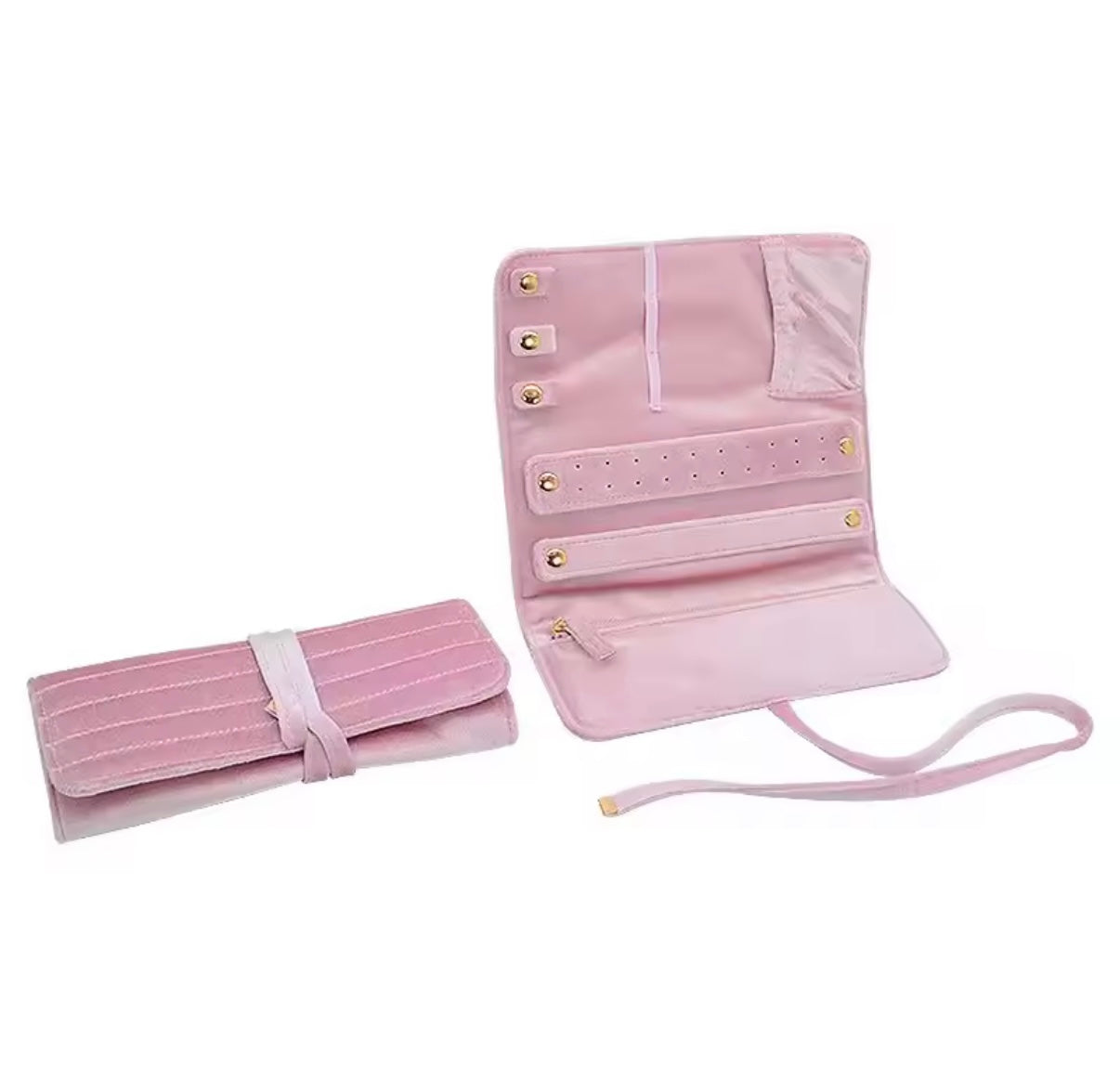 Joyero viajero velvet personalizado (pequeño)