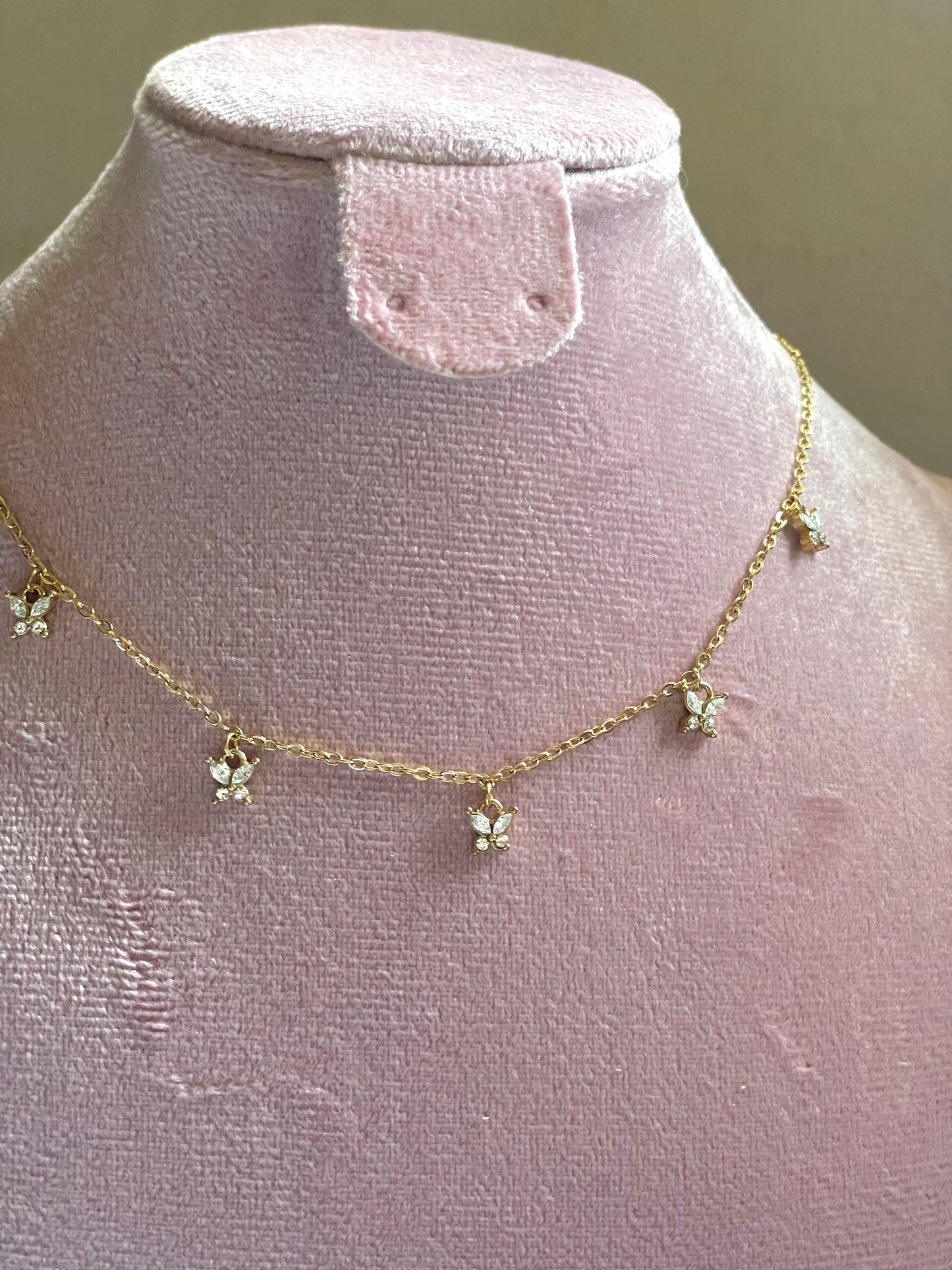 Collar Zircon Butterflies