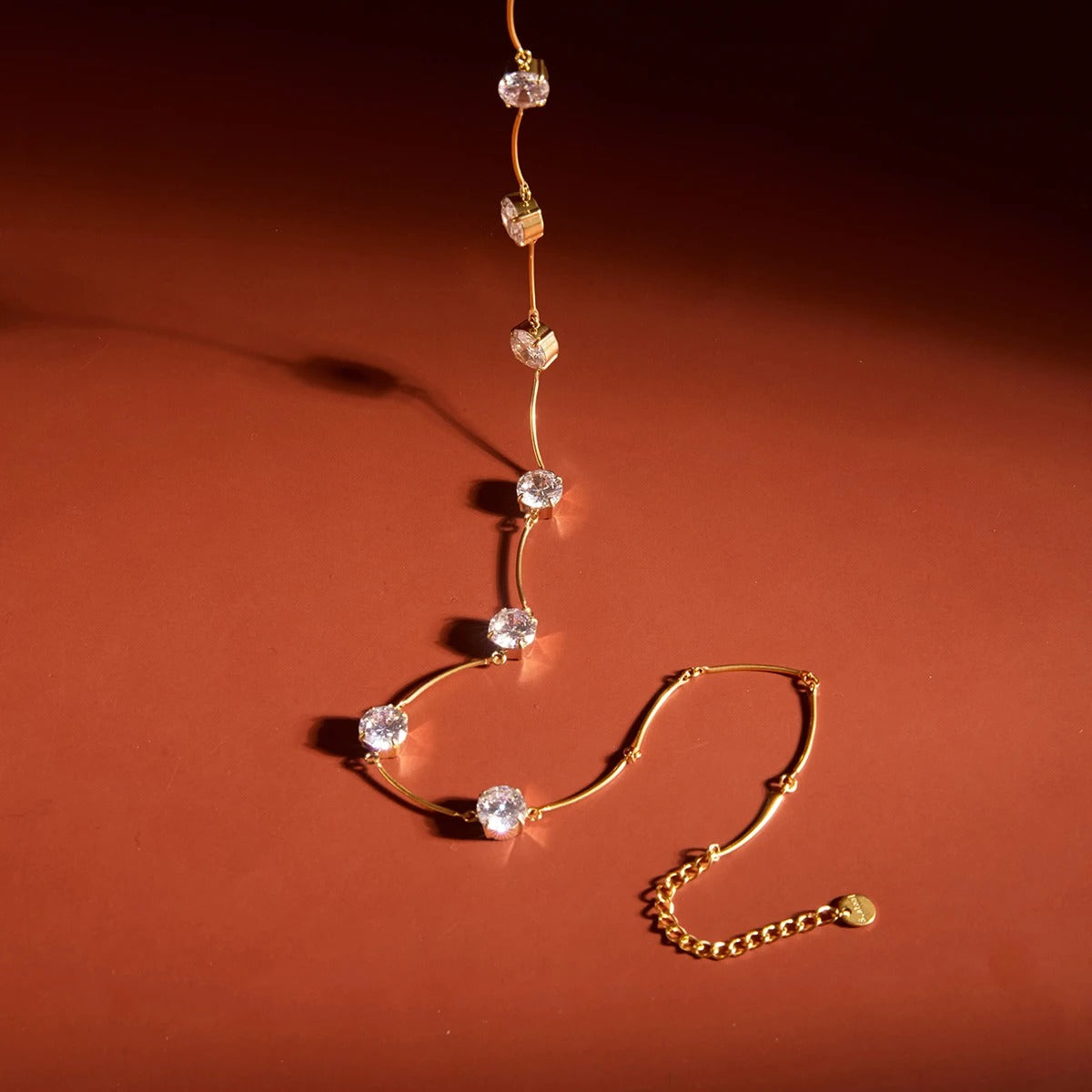 Grand zirconias necklace