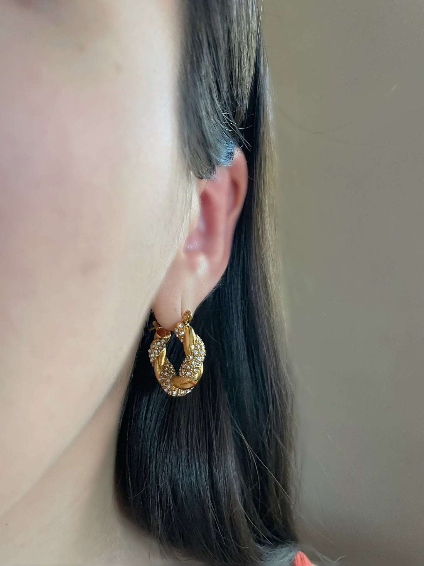 Aretes Twisted Zirconias