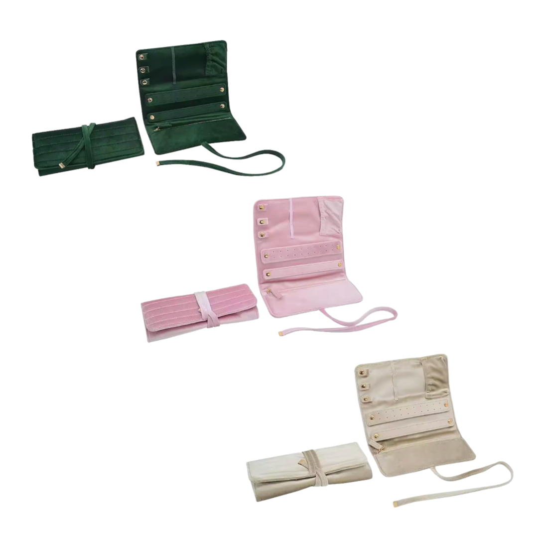 Joyero viajero velvet personalizado (pequeño)