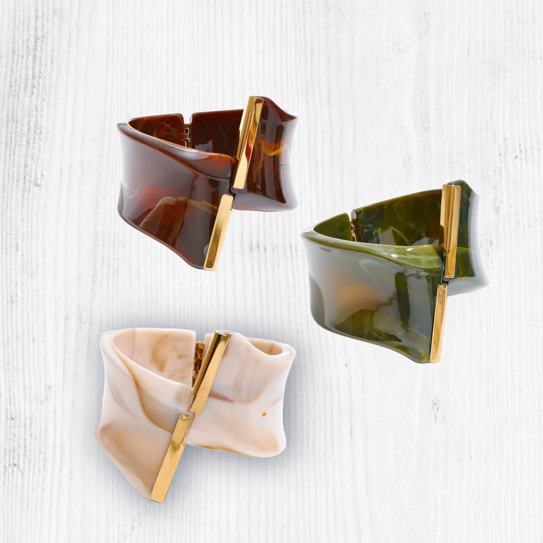 Resin statement unique bangle