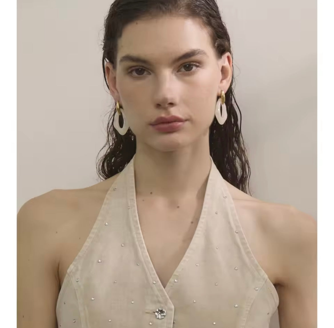 Resin elegant earrings