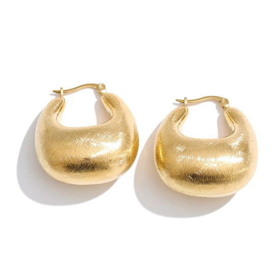 Chunky brushed hoops