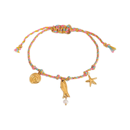 Beachy bracelet (pink)