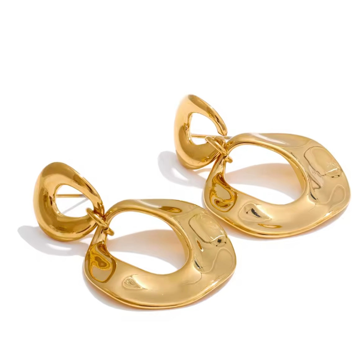 Unusual drop earrings