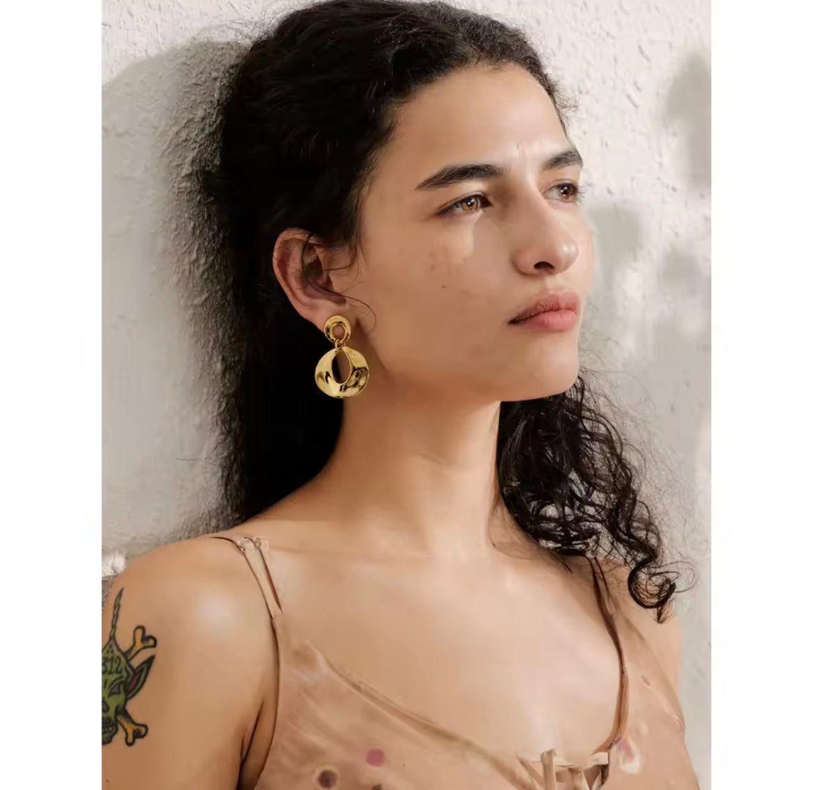 Unusual drop earrings