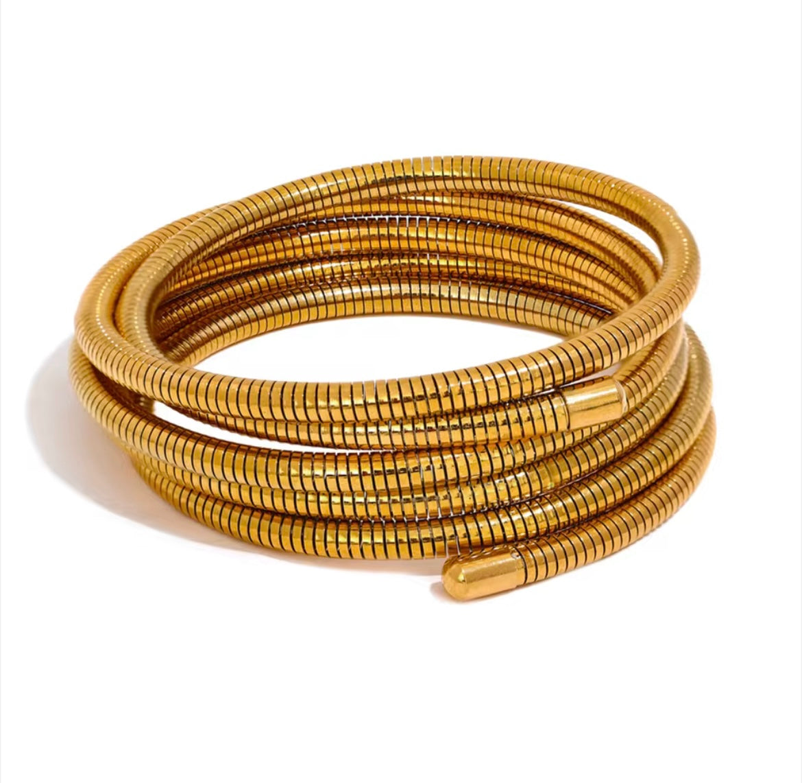 Stackable multi layer bangle