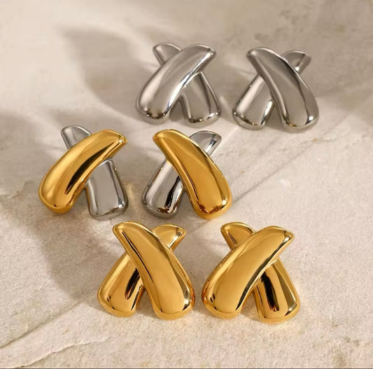 X earrings