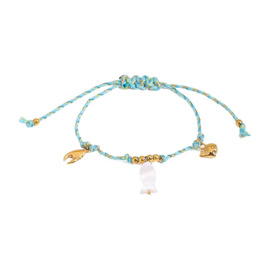 Beachy bracelet (blue)