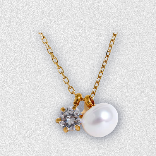 Collar sparkle and pearl