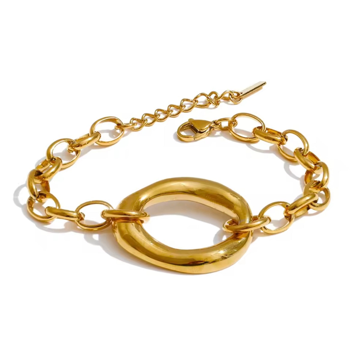 Circle chunky bracelet