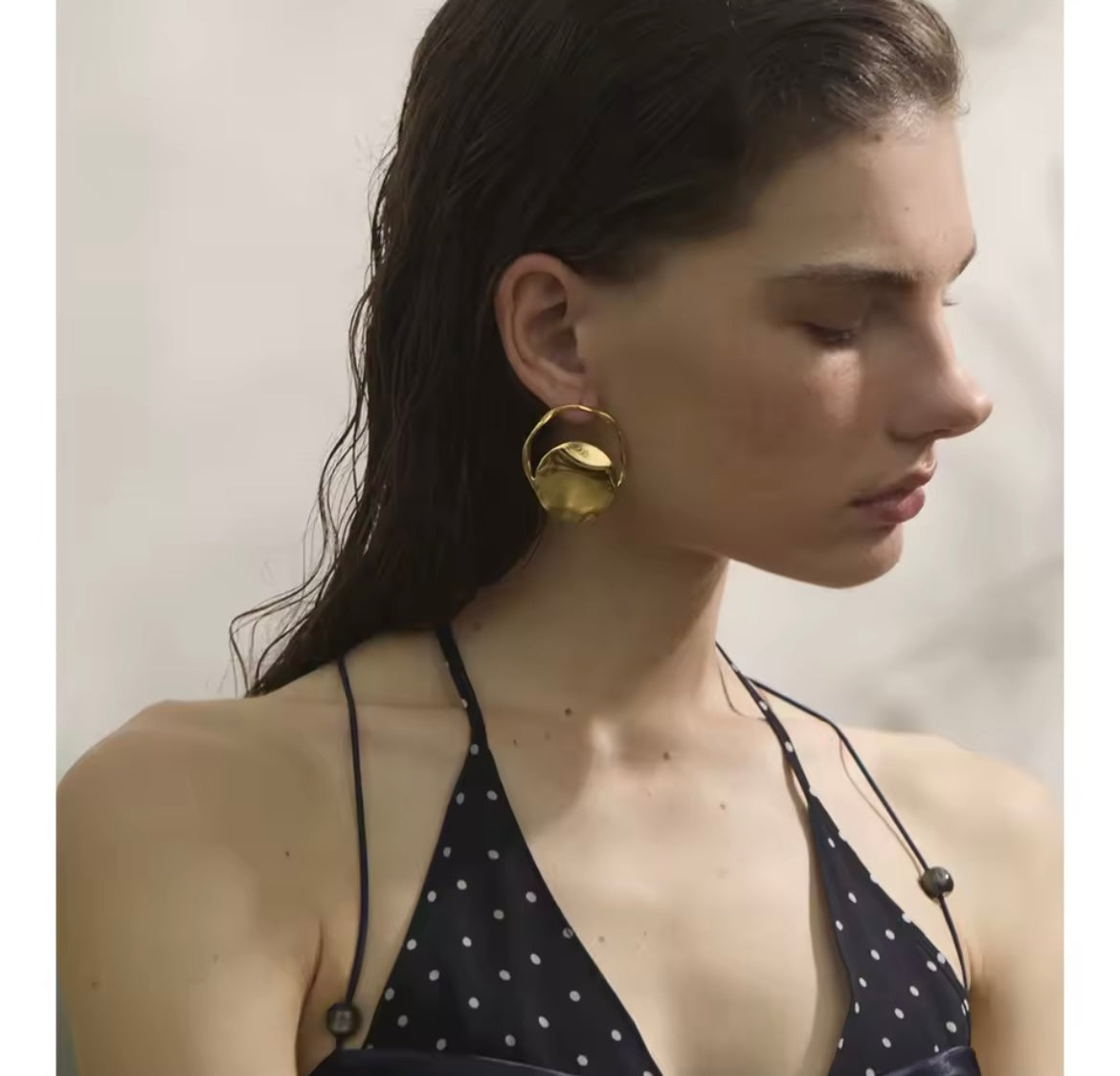 Big statement maximalist earrings