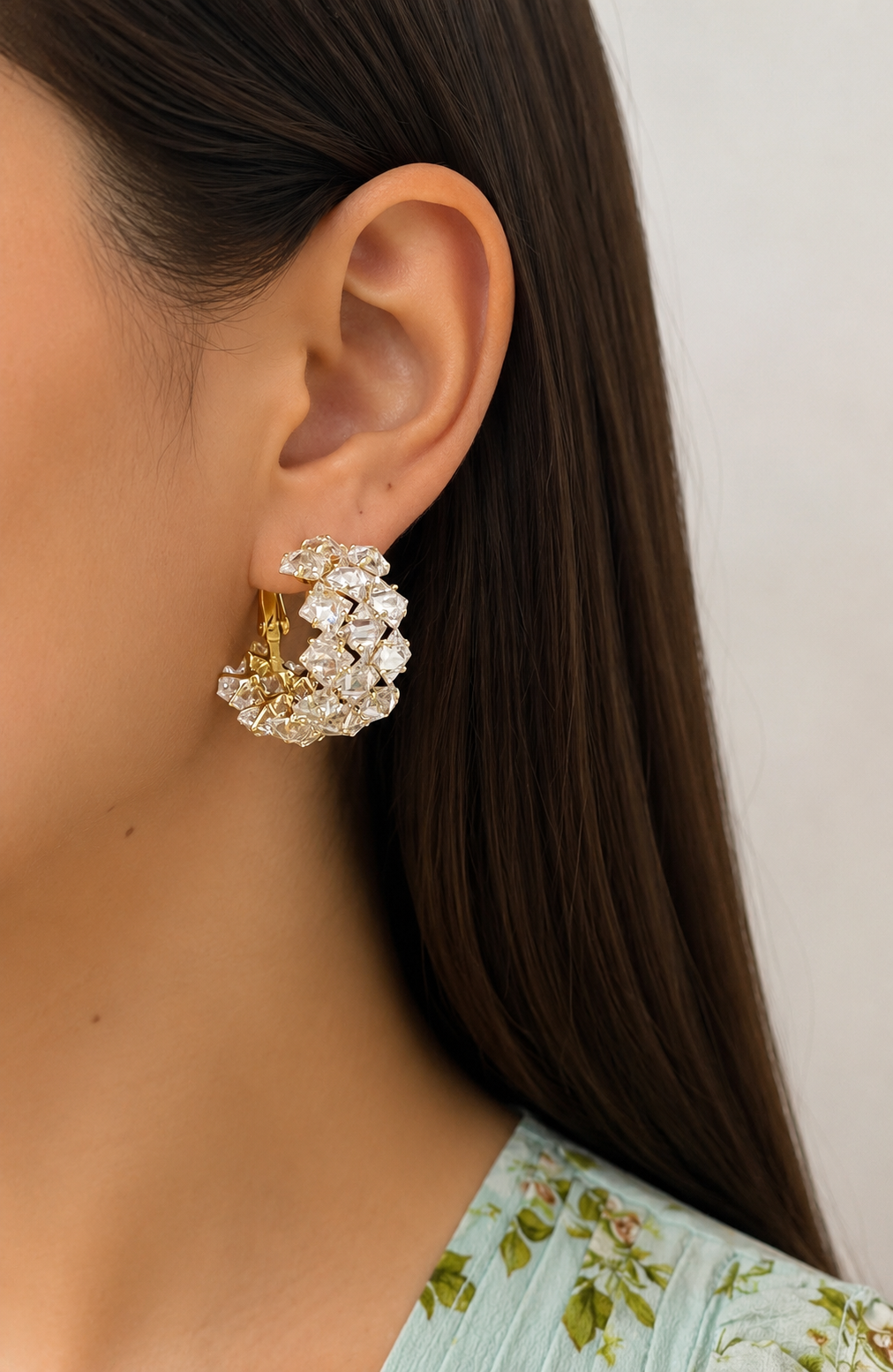Clear zirconia hoops