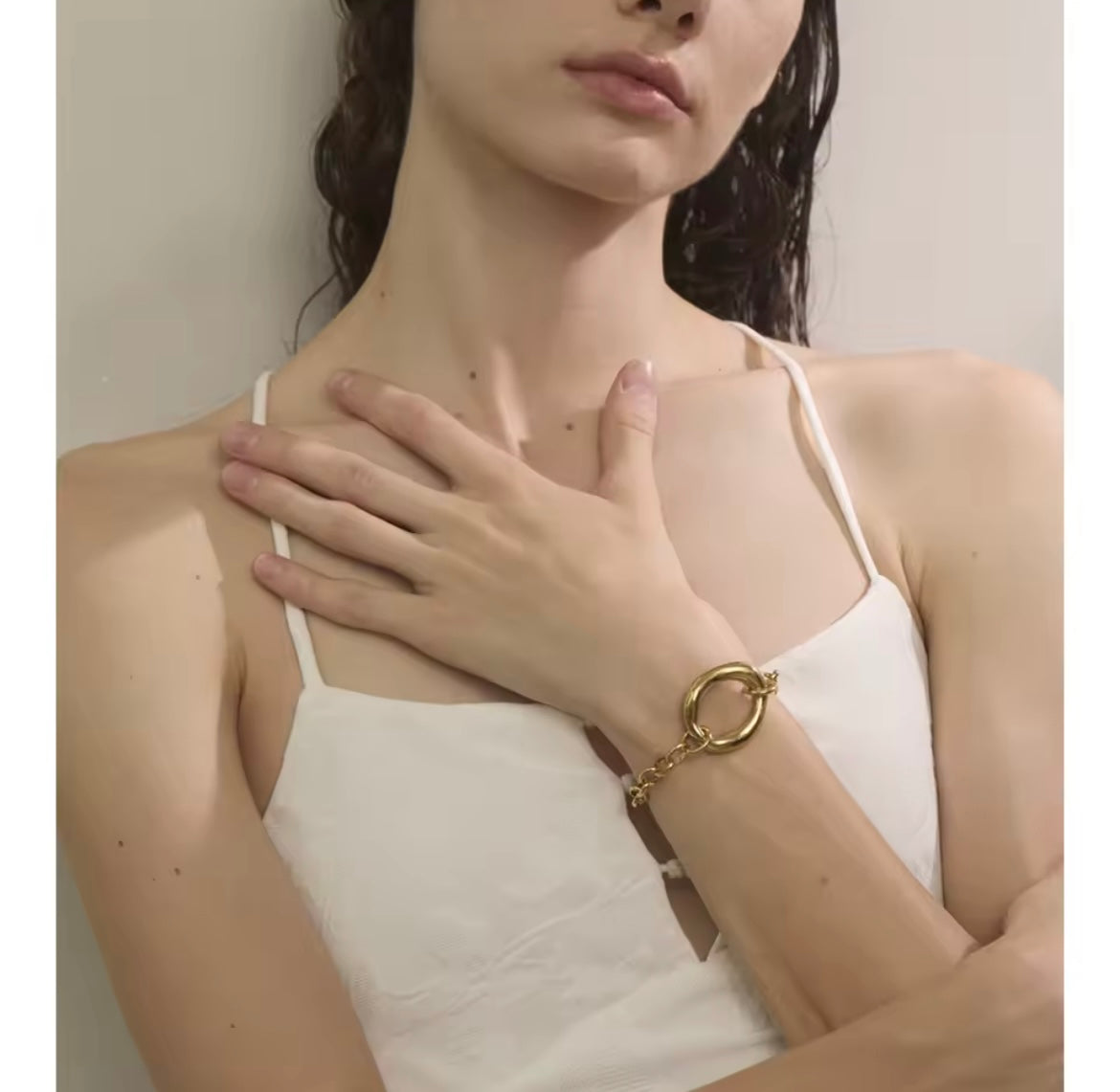 Circle chunky bracelet