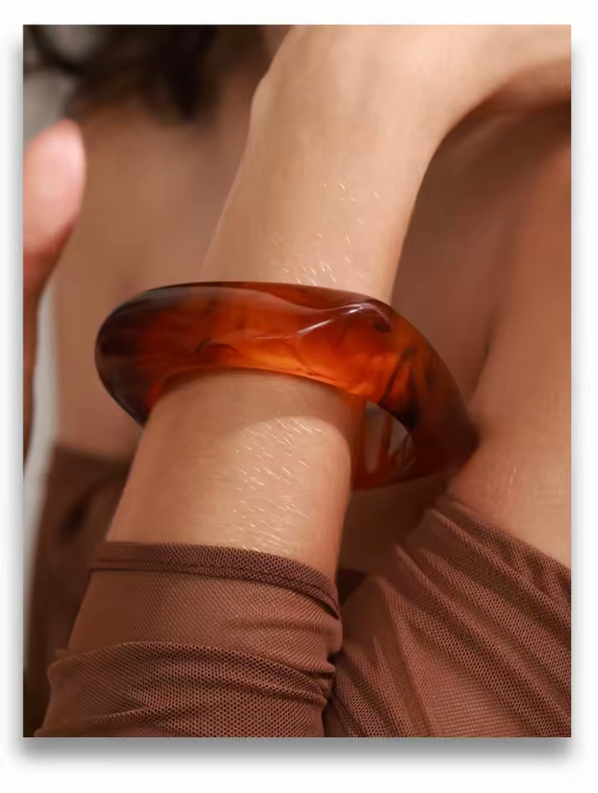 Resin trendy bangles