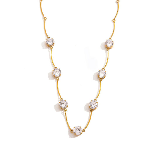 Grand zirconias necklace