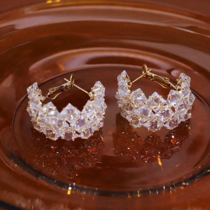 Clear zirconia hoops