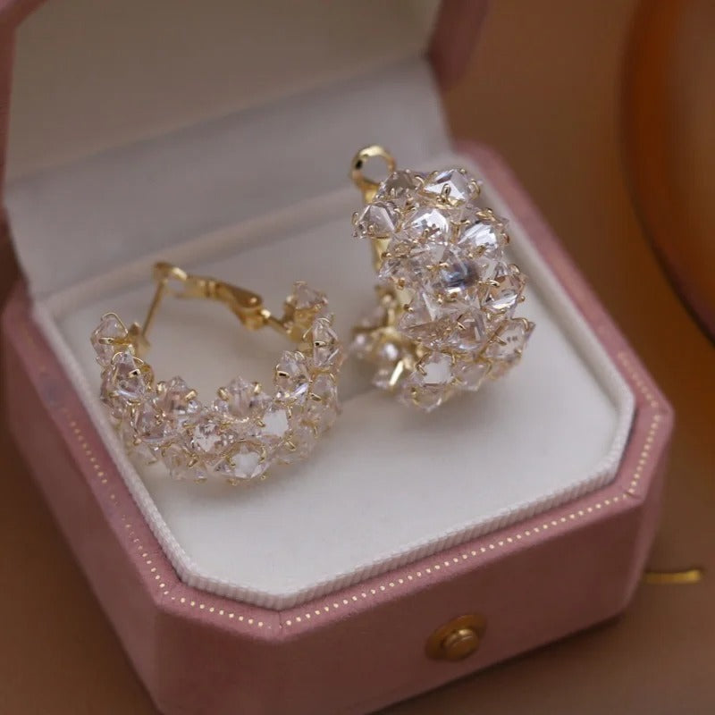 Clear zirconia hoops