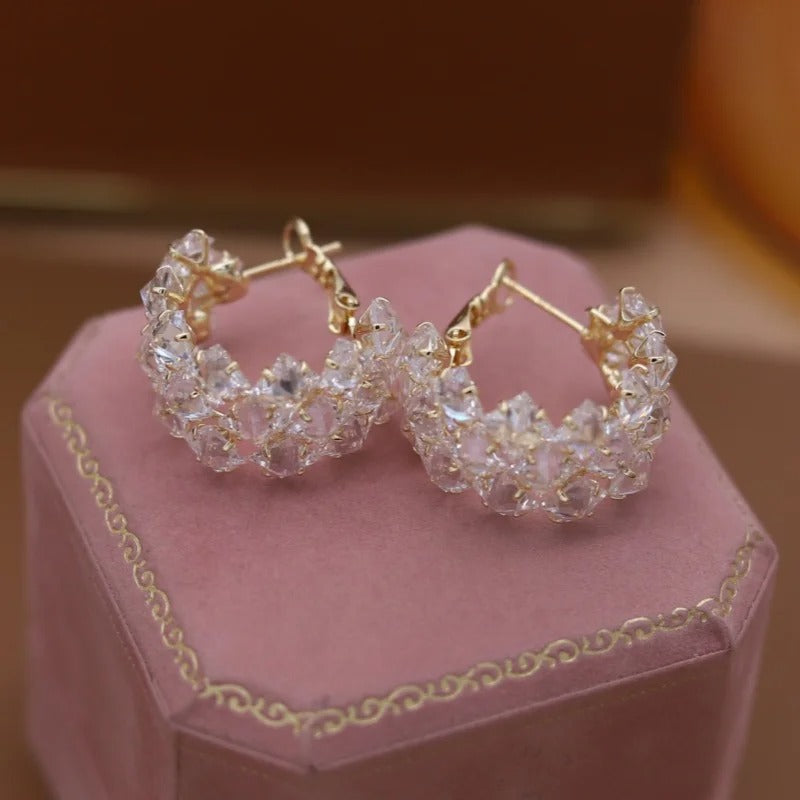 Clear zirconia hoops