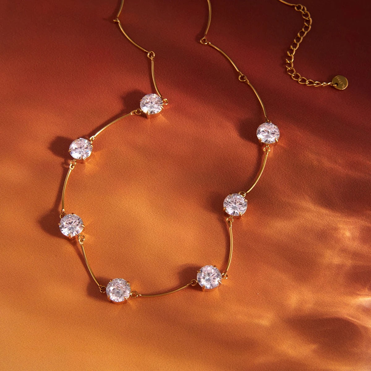 Grand zirconias necklace